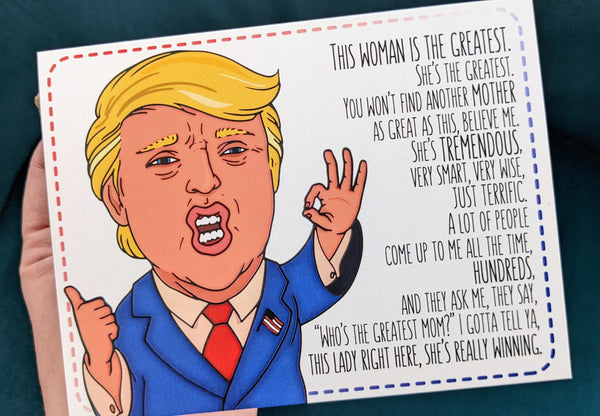 Trump Mother's Day Card