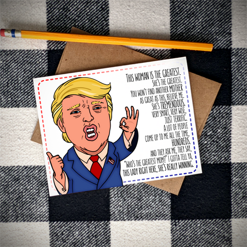 Trump Mother's Day Card